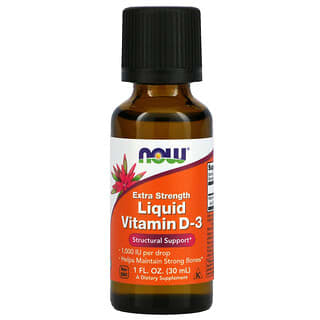 NOW Foods Liquid Vitamin D-3 Extra Strength 1000 IU 30ml