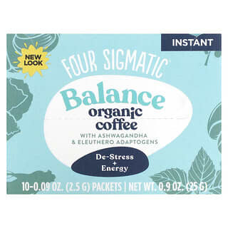 Four Sigmatic Balance Instant Coffee with Adaptogens, USDA Certified