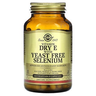 Solgar Vitamin E with Yeast-Free Selenium, 100 Veg Capsules