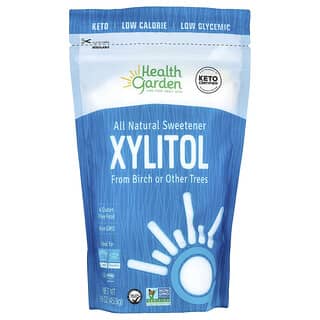 Health Garden Xylitol Sweetener, 16 oz, All-Natural, Low-Calorie, Keto-Friendly