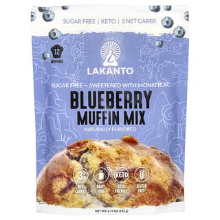 Sugar-Free Blueberry Muffin Mix by Lakanto, 12 Pack, Keto Friendly