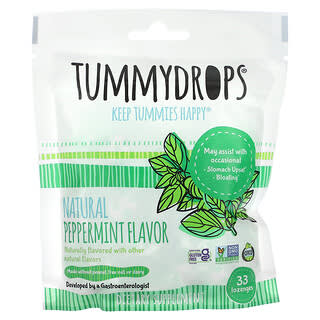 Natural Peppermint Tummy Relief - 33 Lozenges - Tummydrops