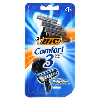 BIC Comfort 3 Disposable Razors - Gentle Shaving for Sensitive Skin