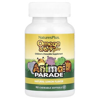 NaturesPlus Animal Parade Junior Omega 3/6/9 Softgels for Kids