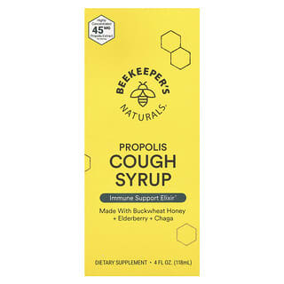 Beekeeper's Naturals Propolis Cough Syrup for Immunity Support