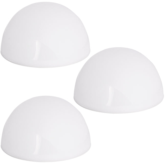 3 Pieces Set LED Solar Light Half Round