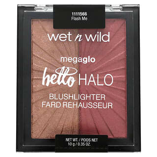 Wet n Wild MegaGlo Hello Halo Blushlighter Duo, Cruelty-Free & Vegan-Friendly