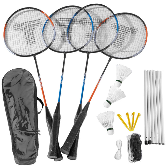 Badminton Set & Net 4 Players