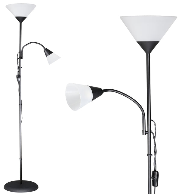 Floor Lamp Alissa Black 175x28cm