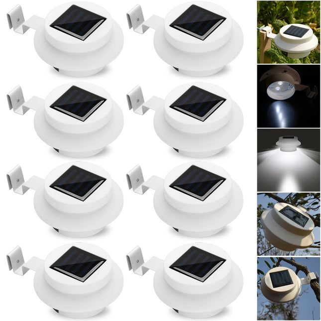 8x LED Solar Lights Outdoor