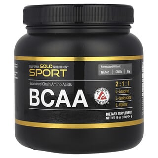 California Gold Nutrition BCAA Powder - 1 lb (454g)