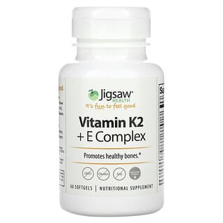 Unlock Stronger Bones with Jigsaw Health Vitamin K2 + E Complex