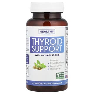 Thyroid Support Supplement with Natural Iodine | 60 Capsules