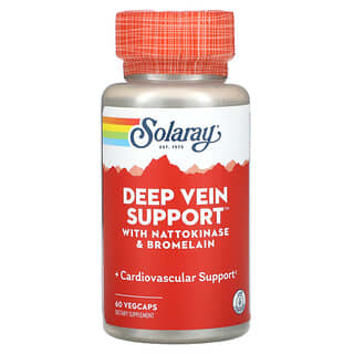 Deep Vein Support with Nattokinase & Bromelain - 60 VegCaps