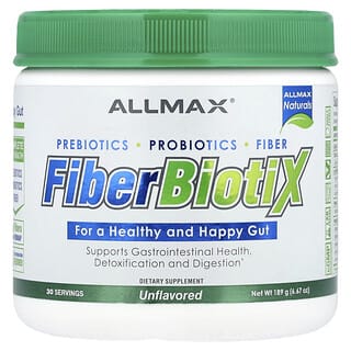 ALLMAX FiberBiotiX - Healthy Gut Support & Digestion Aid