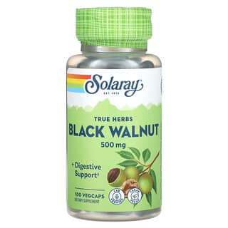 Black Walnut Hulls Supplement by Solaray for Digestive Support