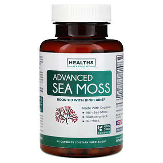 Organic Sea Moss Capsules for Enhanced Wellness - 60 Count
