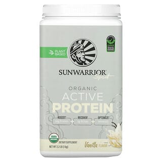 Sunwarrior Sport Organic Active Protein, Vanilla - 2.2 lb (1 kg)