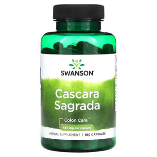 Cascara Sagrada Colon Care Supplement, 100 Capsules