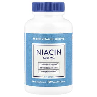 Niacin 500mg 100 Capsules | The Vitamin Shoppe