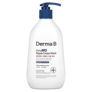 Soothe Dry Skin with Derma:B Cream Wash, 13.5 fl oz