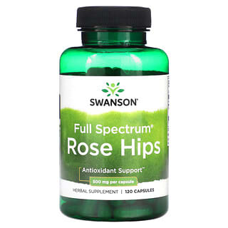 Boost Antioxidant Levels with Swanson Full Spectrum Rose Hips Capsules