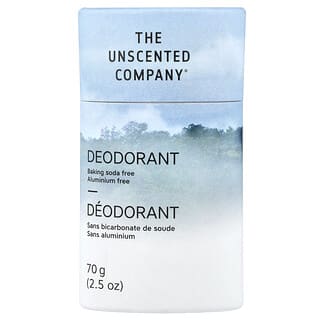 Natural Deodorant, Aluminum Free, Fragrance Free, Cruelty-Free - 2.5 oz (70g)