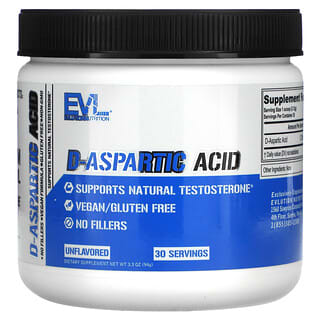 Boost Natural Testosterone with EVLution Nutrition D-Aspartic Acid