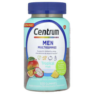 Centrum Men's Multigummies Tropical Fruit Energy & Immunity Support