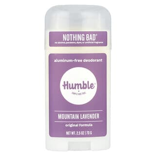 Natural Deodorant by Humble Brands, Aluminum-Free, Mountain Lavender
