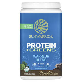 Sunwarrior Organic Protein + Greens Powder - Chocolate