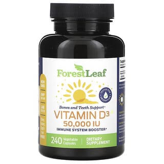 Vitamin D3 Supplement for Bone & Muscle Health - 240 Capsules
