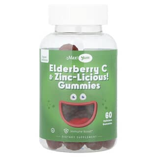 Elderberry C & Zinc-Licious! Immunity Boosting Gummies - 60 Count