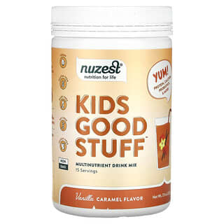 Nuzest Kids Good Stuff Multinutrient Drink Mix, Vanilla Caramel, 7.9 oz