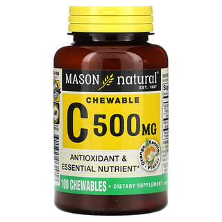 Mason Natural Vitamin C Orange Vanilla 500mg Chewables