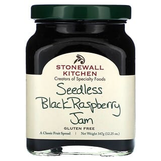 Stonewall Kitchen's Delicious Seedless Black Raspberry Jam, 12.25 oz (347g)