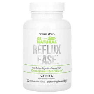 Fast-Acting Heartburn Relief with GI Natural Reflux Ease - 60 Tablets