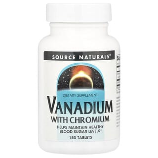 Maintain Healthy Blood Sugar Levels with Source Naturals Vanadium & Chromium
