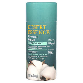 Natural Deodorant Powder Fresh by Desert Essence, Aluminum Free, 2.25 oz