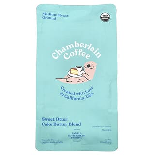 USDA Organic Sweet Otter Cake Batter Coffee, Ground, Medium Roast