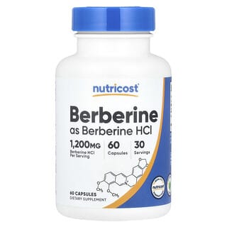 Nutricost Berberine 600mg 60 Capsules - Blood Sugar Support