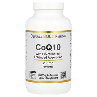 Enhance Heart Health with CoQ10 & BioPerine Black Pepper by California Gold Nutrition