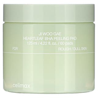 Celimax Heartleaf BHA Peeling Pad for Smooth Skin, 60 Pads, 4.22 ml