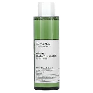 Vegan CICA Tea Tree AHA PHA Blemish Toner, 6.76 fl oz (200 ml) by Mary & May