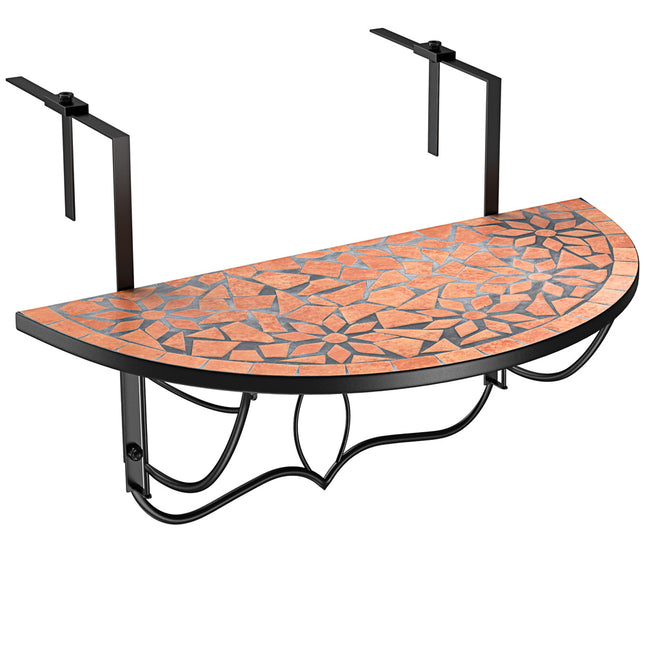 Balcony hanging table mosaic Roma
