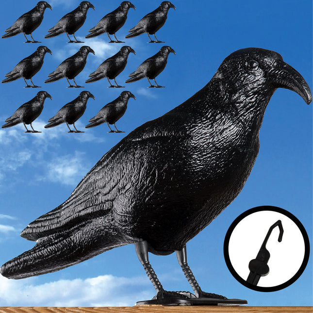 12x Pigeon Scare Kraehe with hook