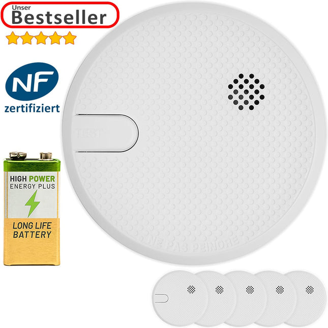 5x Smoke Detector Batteries included