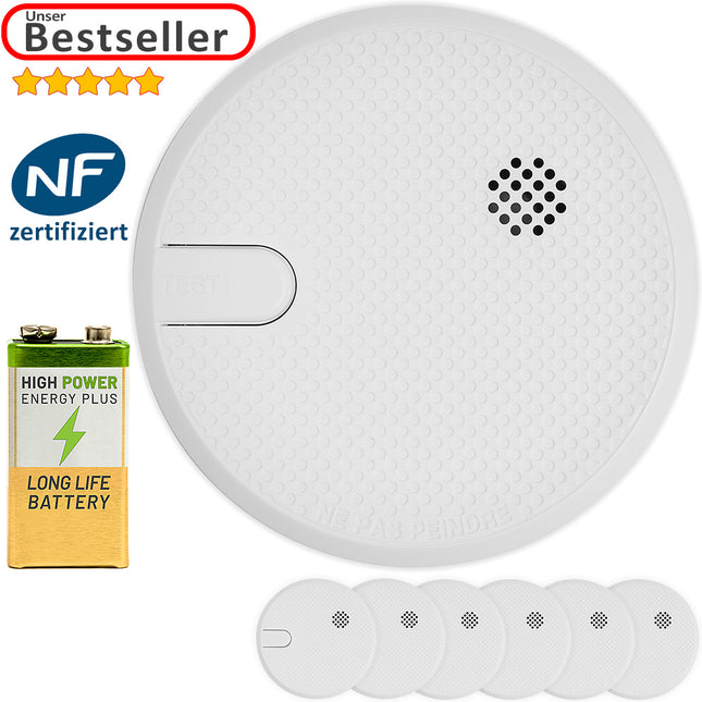 6x Smoke Detector Batteries included