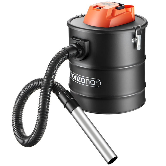 Ash Vacuum Cleaner Black/Orange 20L 1200 Watt