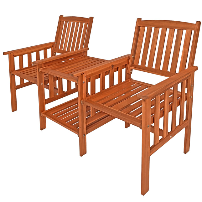 2 Seater Garden Bench with Table